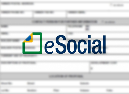 Formulário de Cadastramento e atualização eSocial